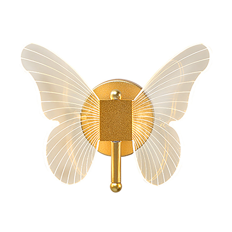 Sombra única de la pared de metal Maledina Modern Lights Lighting Lighting Lights en oro