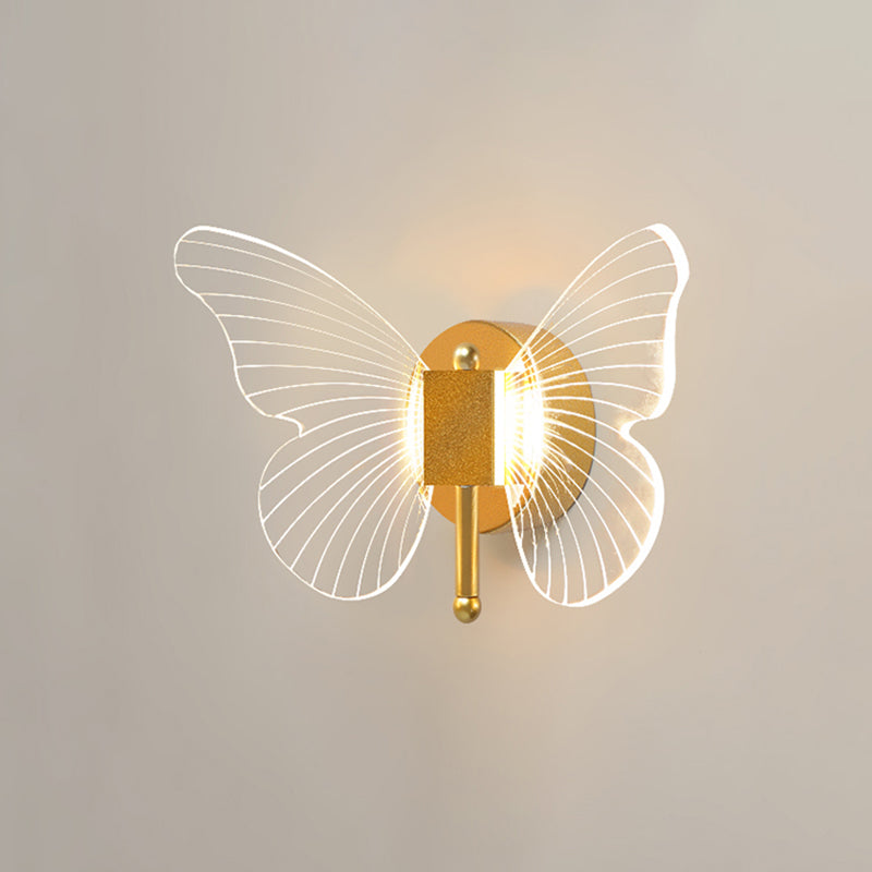 Sombra única de la pared de metal Maledina Modern Lights Lighting Lighting Lights en oro