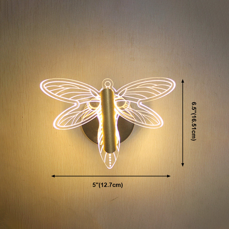 Sombra única de la pared de metal Maledina Modern Lights Lighting Lighting Lights en oro