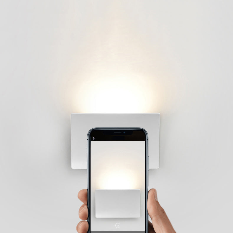 Quadratische Schatten Metall Wandleuchte modern