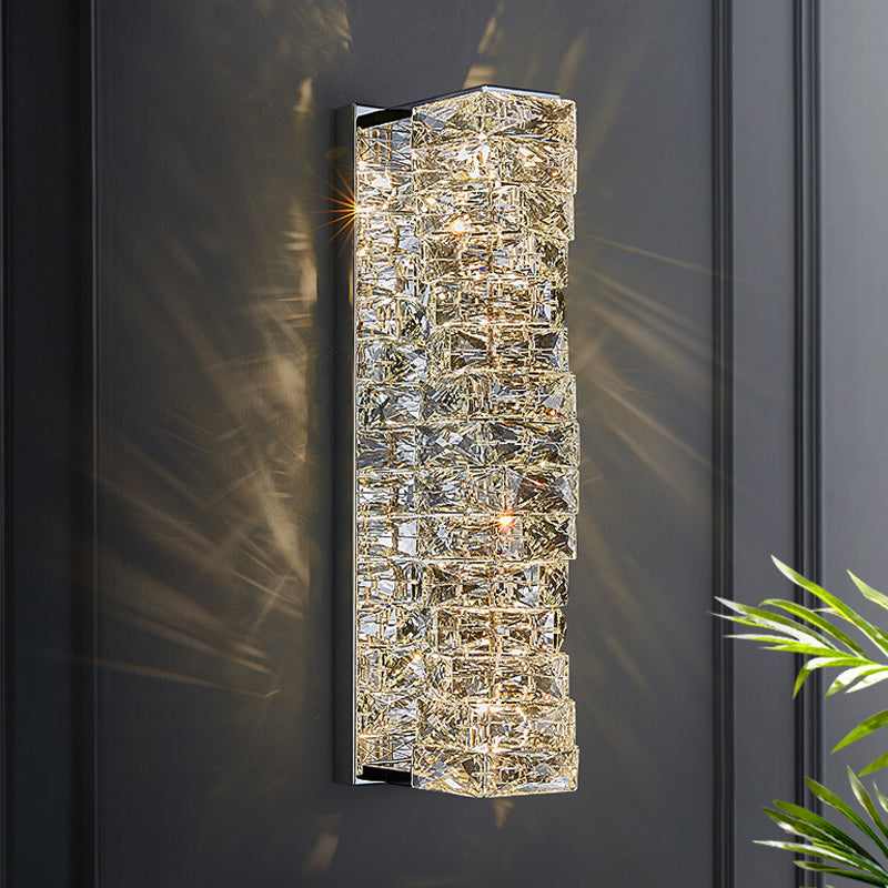 Sombra única de la pared de cristal de sombra estilo moderno de 1 luz de montaje de pared lámpara