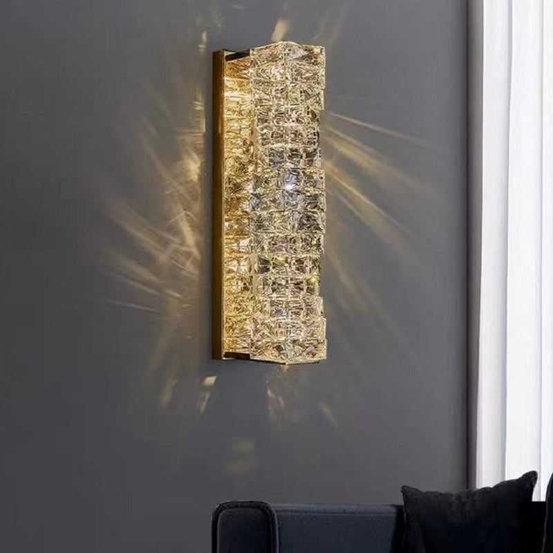 Sombra única de la pared de cristal de sombra estilo moderno de 1 luz de montaje de pared lámpara