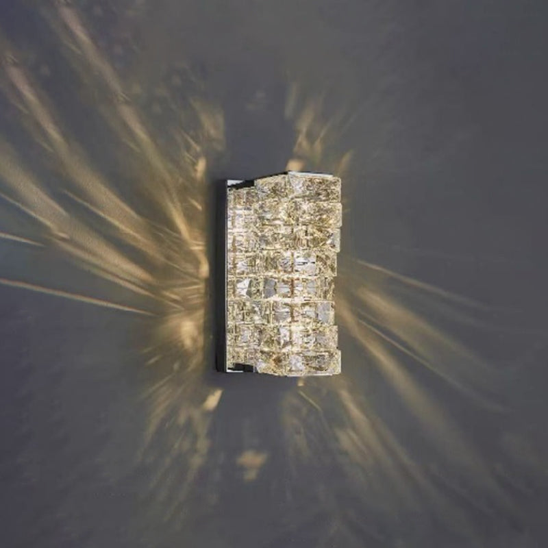 Sombra única de la pared de cristal de sombra estilo moderno de 1 luz de montaje de pared lámpara