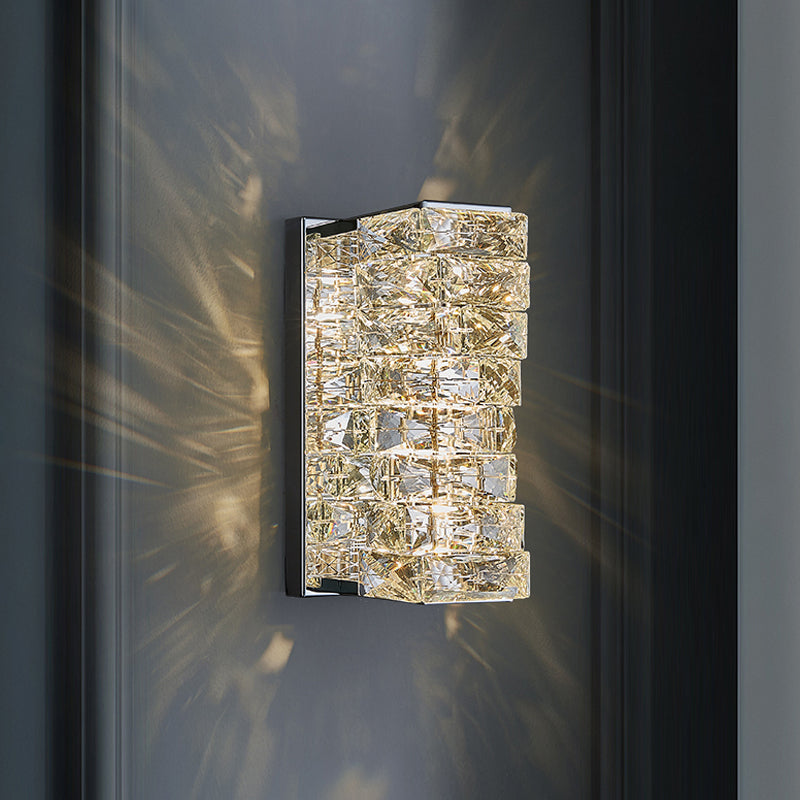 Sombra única de la pared de cristal de sombra estilo moderno de 1 luz de montaje de pared lámpara