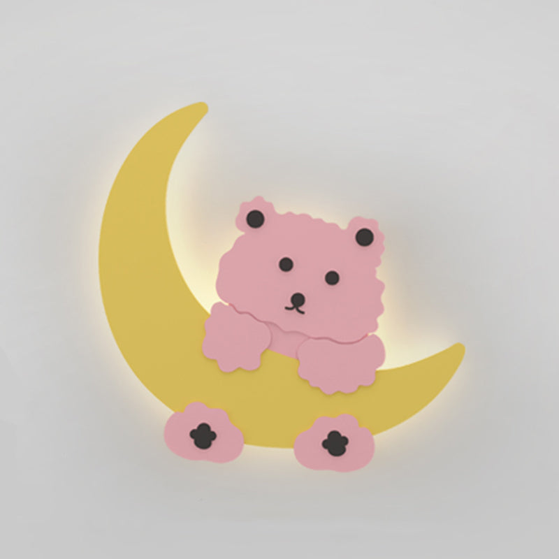 Creative Animals Wall Light Modern Colorful LED Wall Light Fixture for Bedroom