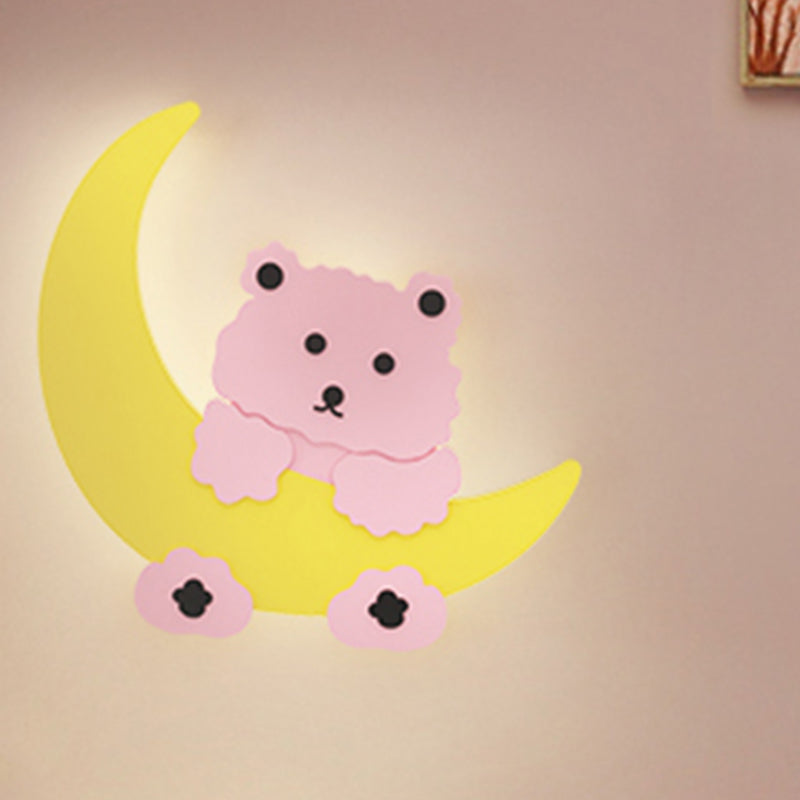 Creative Animals Wall Light Modern Colorful LED Wall Light Fixture for Bedroom