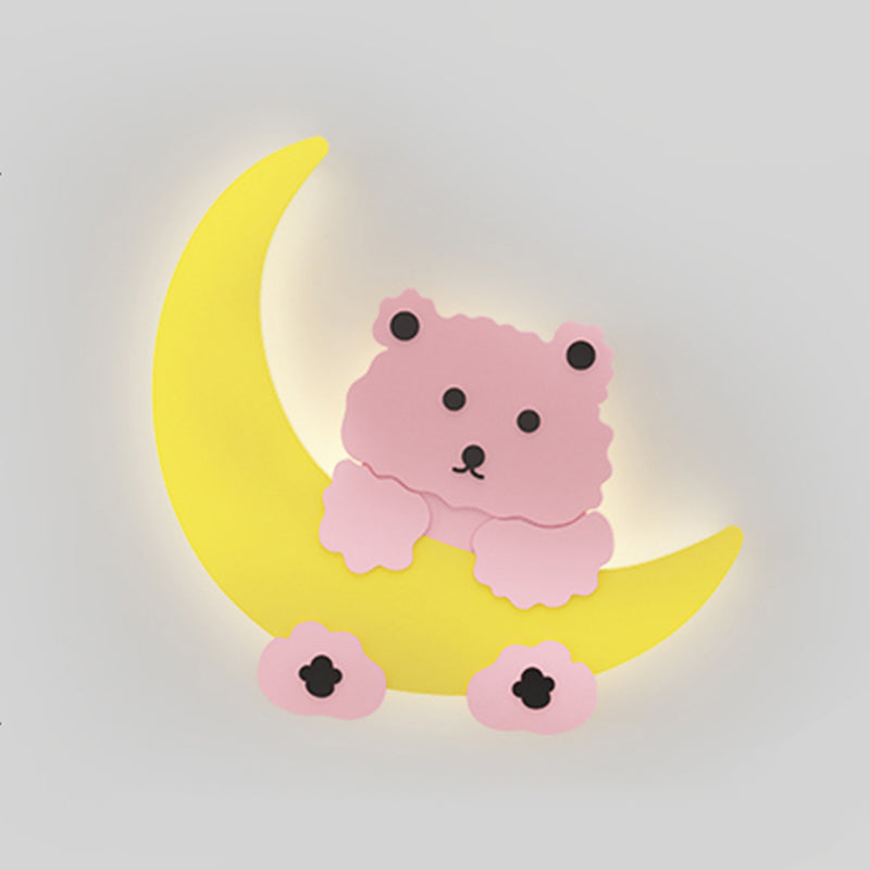 Creative Animals Wall Light Modern Colorful LED Wall Light Fixture for Bedroom