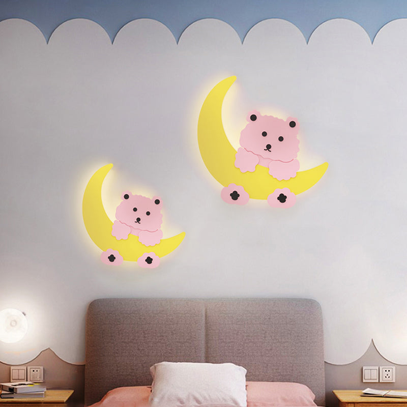 Creative Animals Wall Light Modern Colorful LED Wall Light Fixture for Bedroom
