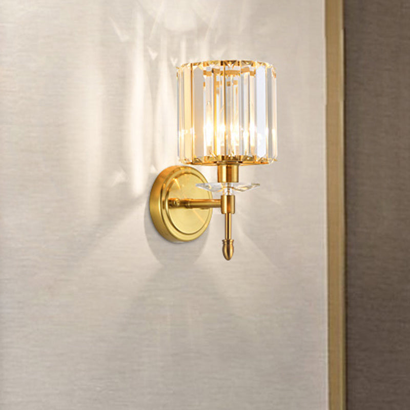 Luz de pared de estilo moderno Diclas de pared de sombra de cristal creativa para dormitorio para dormitorio