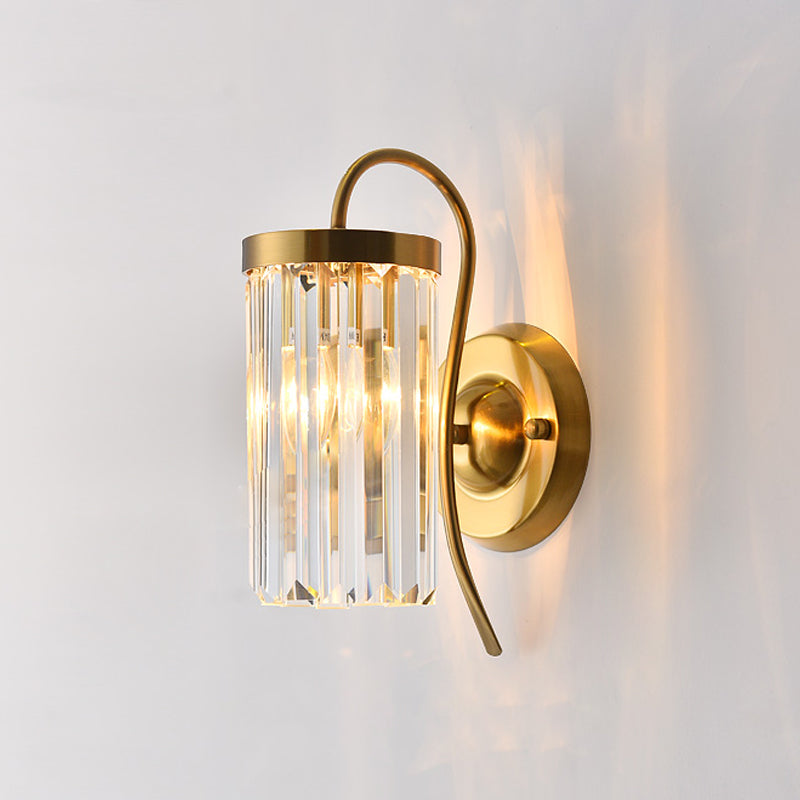 Luz de pared de estilo moderno Diclas de pared de sombra de cristal creativa para dormitorio para dormitorio