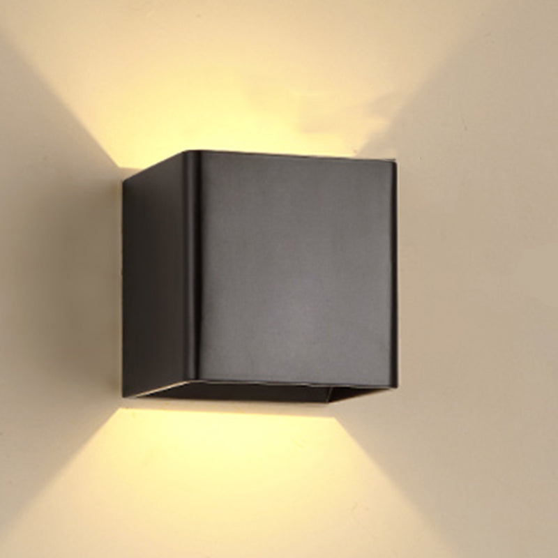 Luz de la plataforma geométrica de estilo moderno de muro de metal LED LED LITING