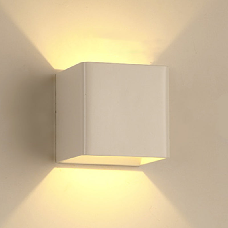 Luz de la plataforma geométrica de estilo moderno de muro de metal LED LED LITING