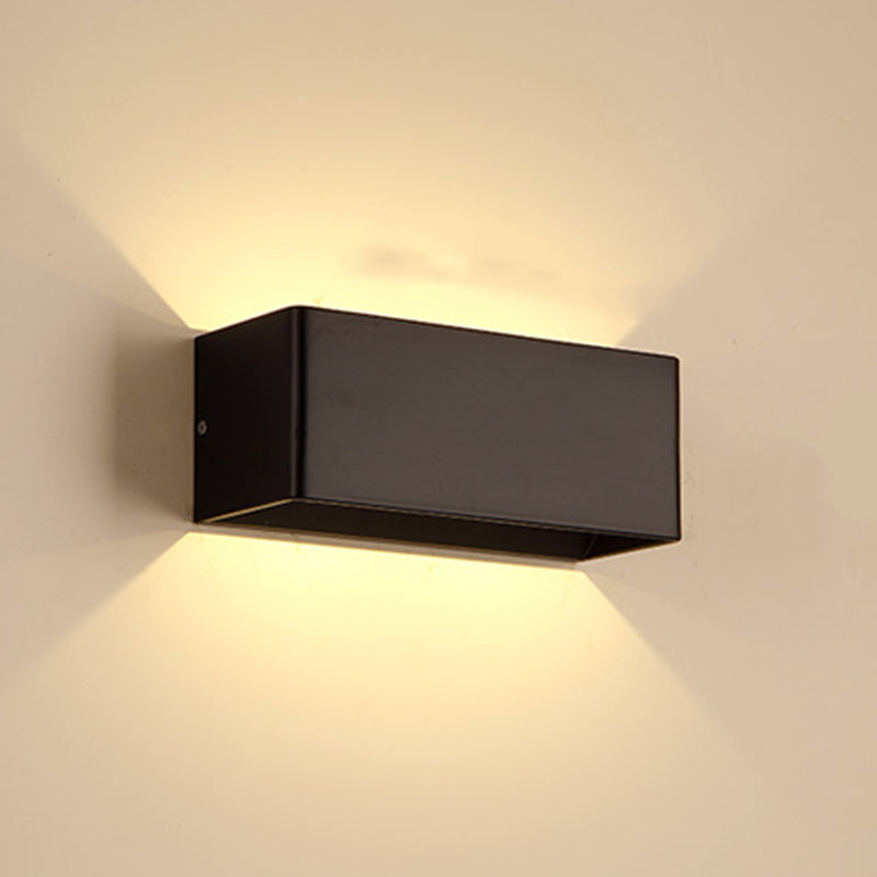 Luz de la plataforma geométrica de estilo moderno de muro de metal LED LED LITING