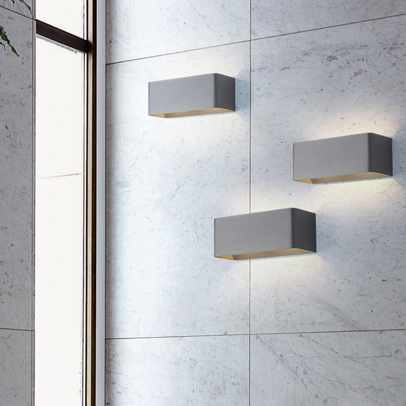 Luz de la plataforma geométrica de estilo moderno de muro de metal LED LED LITING