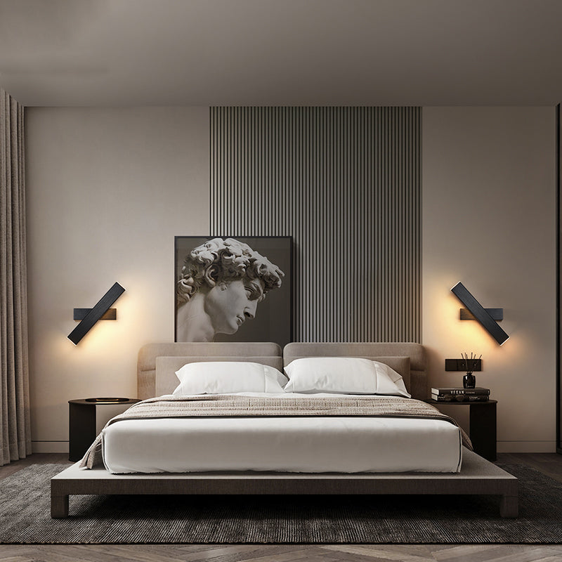 Square Shape Metal Wall Light Modern 1-Light Wall Mounted Light Fixture