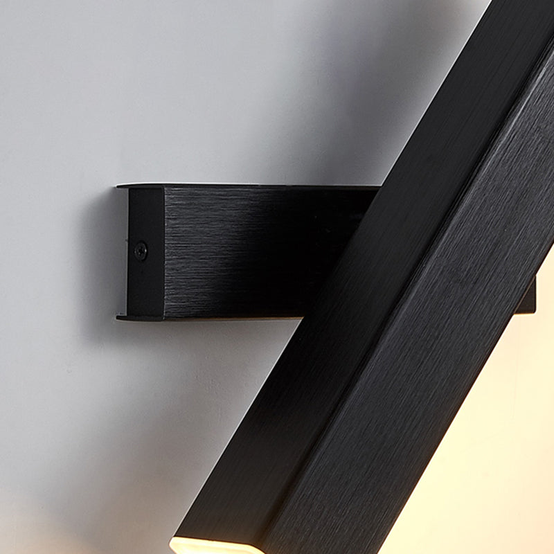 Square Shape Metal Wall Light Modern 1-Light Wall Mounted Light Fixture