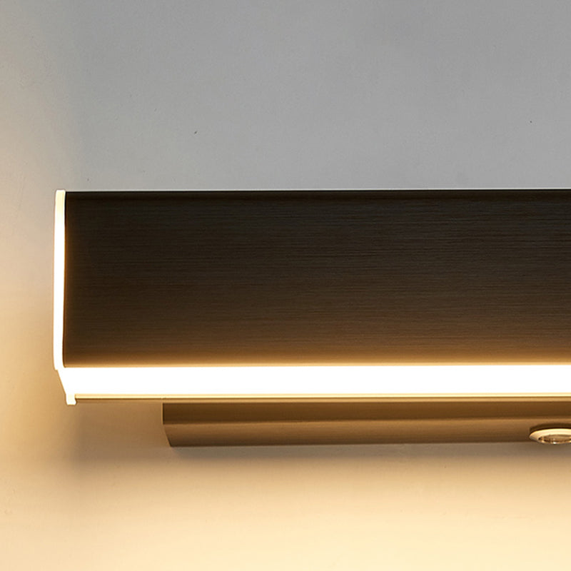 Square Shape Metal Wall Light Modern 1-Light Wall Mounted Light Fixture