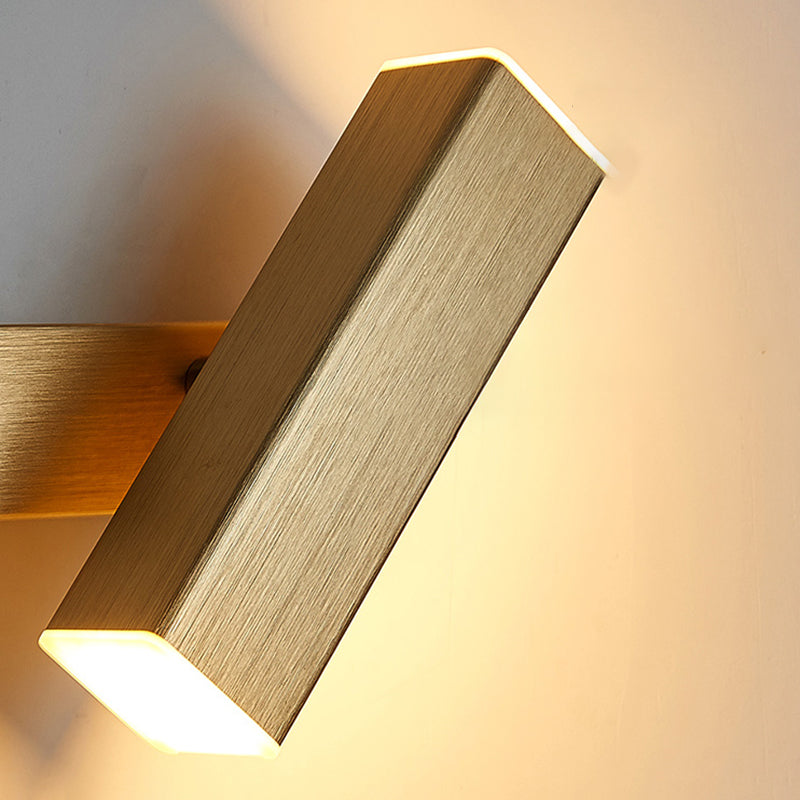 Square Shape Metal Wall Light Modern 1-Light Wall Mounted Light Fixture