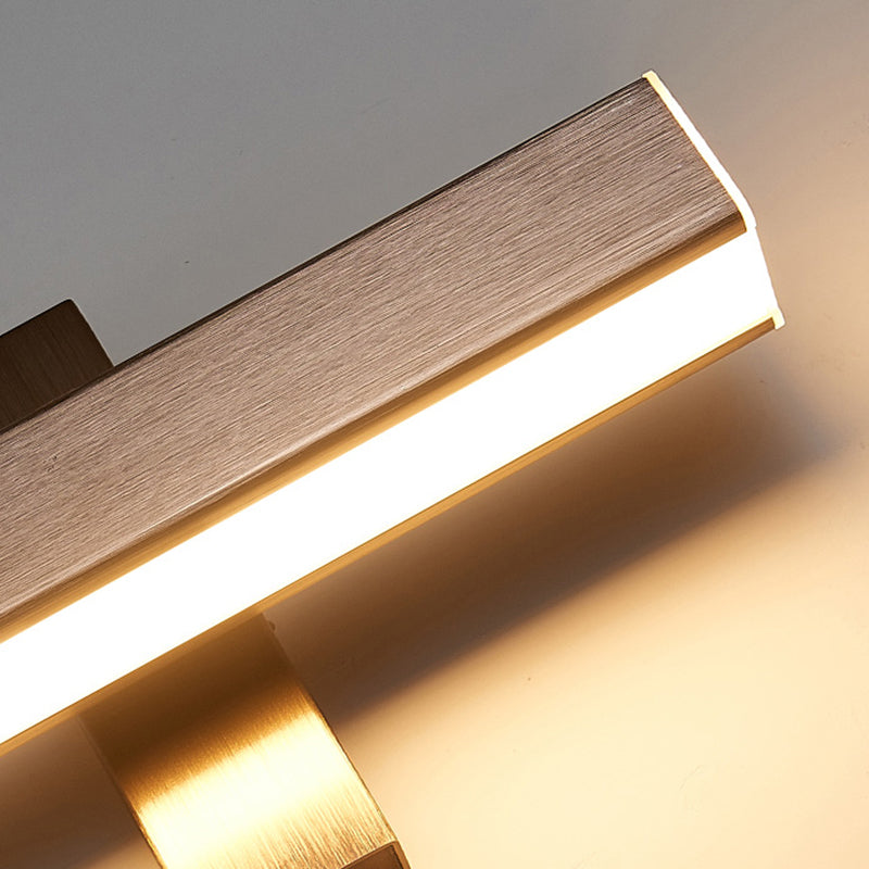 Square Shape Metal Wall Light Modern 1-Light Wall Mounted Light Fixture