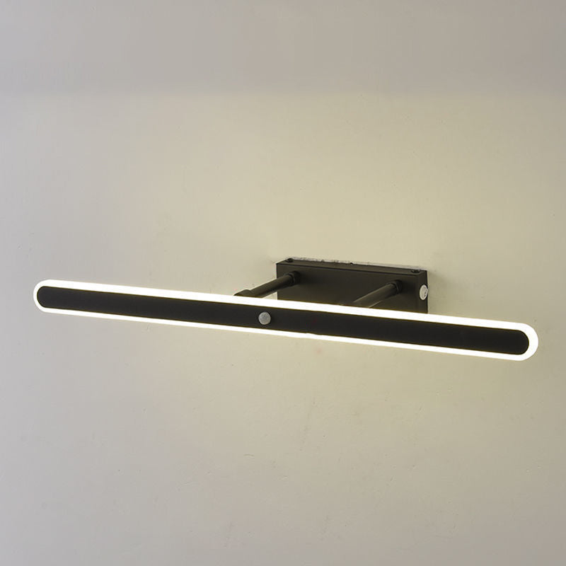 Modern Style Rectangular Vanity Wall Lights Metal 1 Light Vanity Mirror Lights