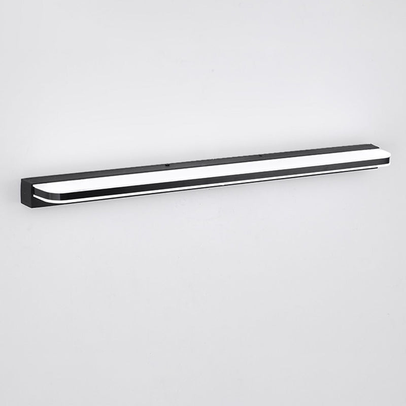 Lights muraux de vanité rectangle de style moderne Métal 1 lumineux de miroir de vanité lumineuse