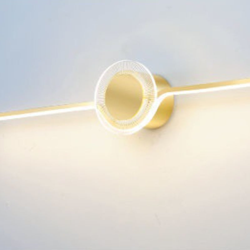 Éclairage mural en métal Simplicité Style LED Mur Moup Light