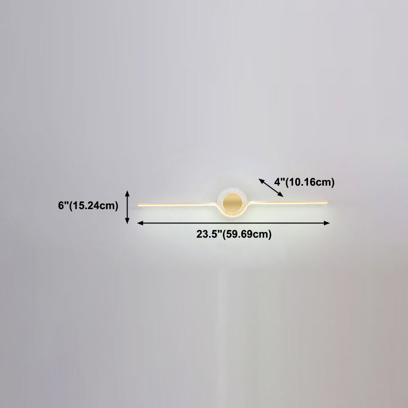 Éclairage mural en métal Simplicité Style LED Mur Moup Light