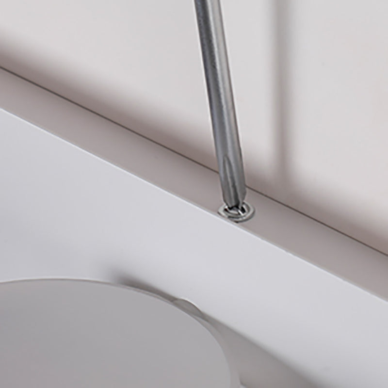 Postmodern Metal Vanity Light Strip White Multi Lights Mperror Light per il bagno