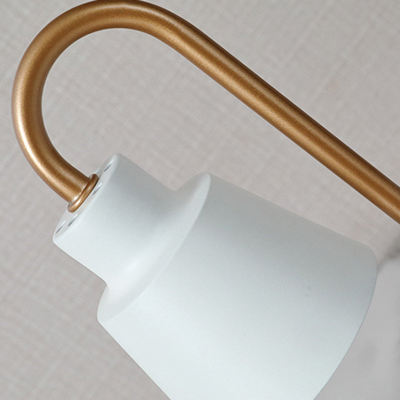 Lampe de table en métal nordique simple aromathérapie fondant la lampe de bureau de cire pour chambre à coucher