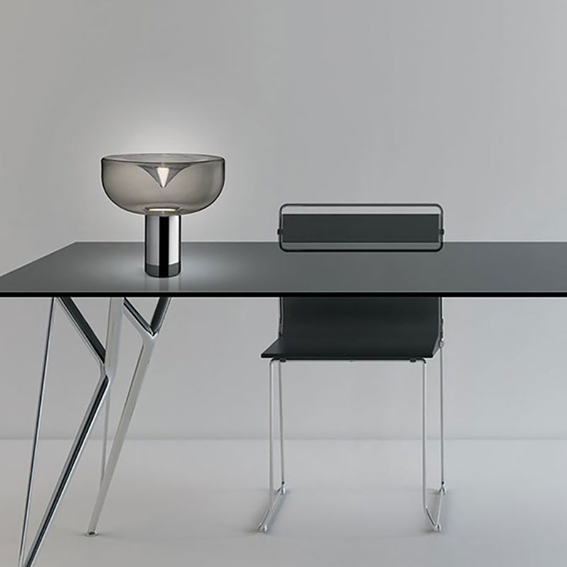 Bowl Night Table Lampes de style moderne Verre 1 lampe de table légère pour le salon