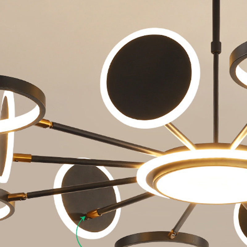 Lustres de lustre de style moderne