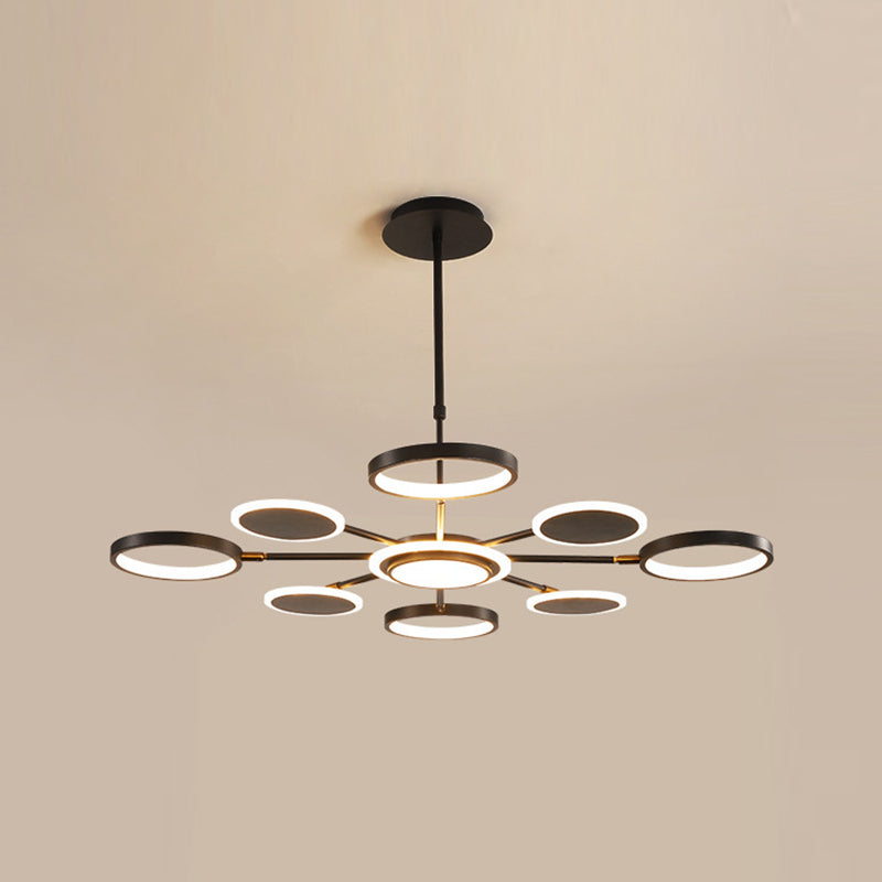 Lustres de lustre de style moderne