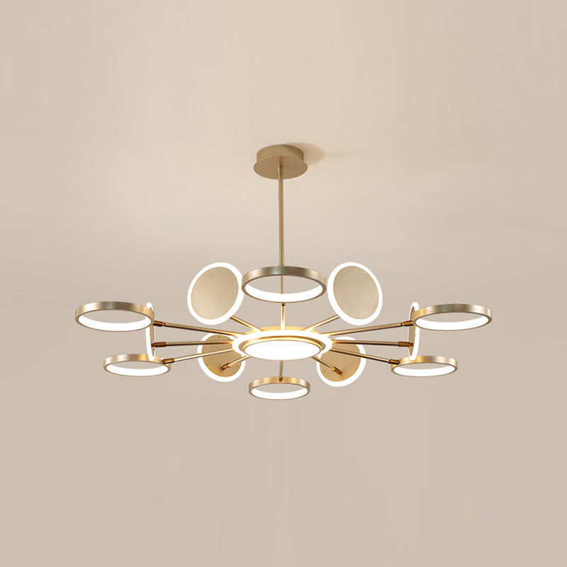 Lustres de lustre de style moderne