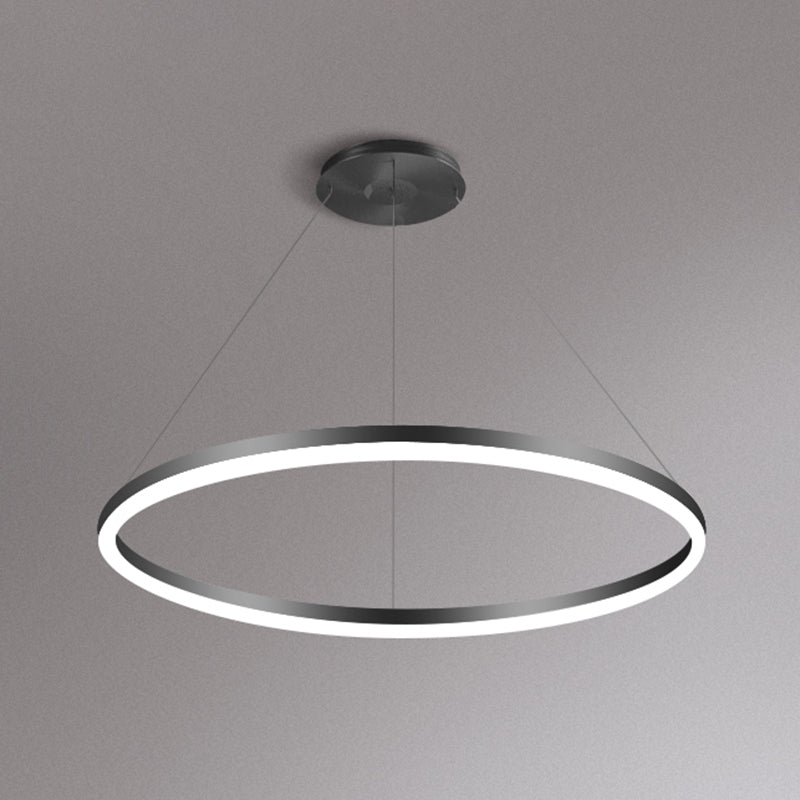 Forme de roue Chandelier Light Metal contemporain 1 Éclairage d'éclairage léger