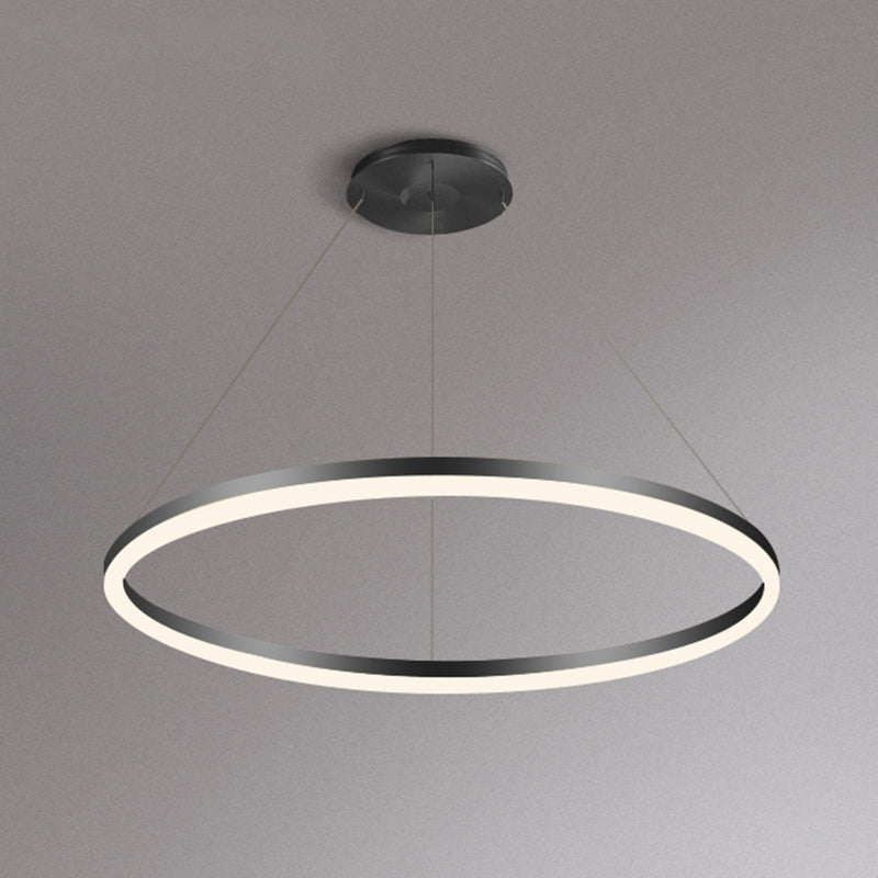 Forme de roue Chandelier Light Metal contemporain 1 Éclairage d'éclairage léger