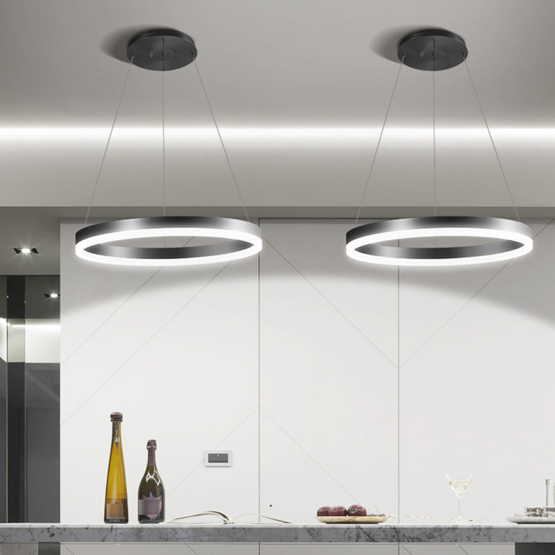 Forme de roue Chandelier Light Metal contemporain 1 Éclairage d'éclairage léger