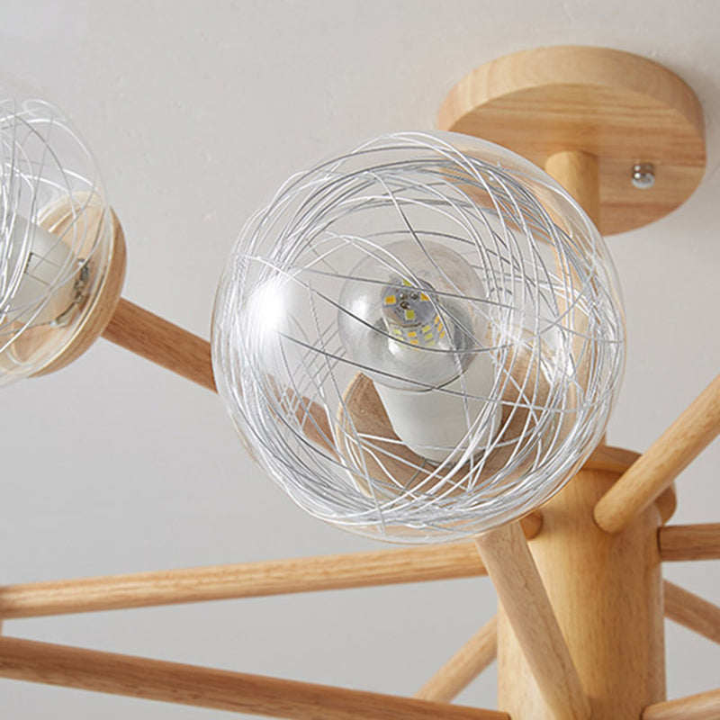 Lustres de pendentif en forme sphérique