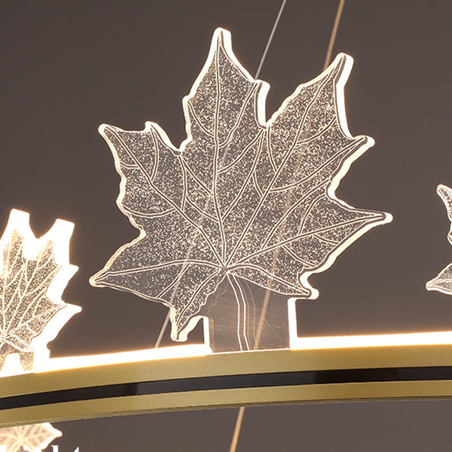 Lustres modernes en forme ronde lumineuses en métal 8 lustres d'éclairage clair léger