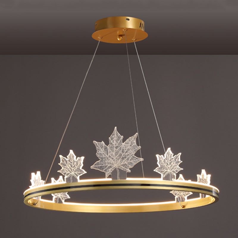 Lustres modernes en forme ronde lumineuses en métal 8 lustres d'éclairage clair léger