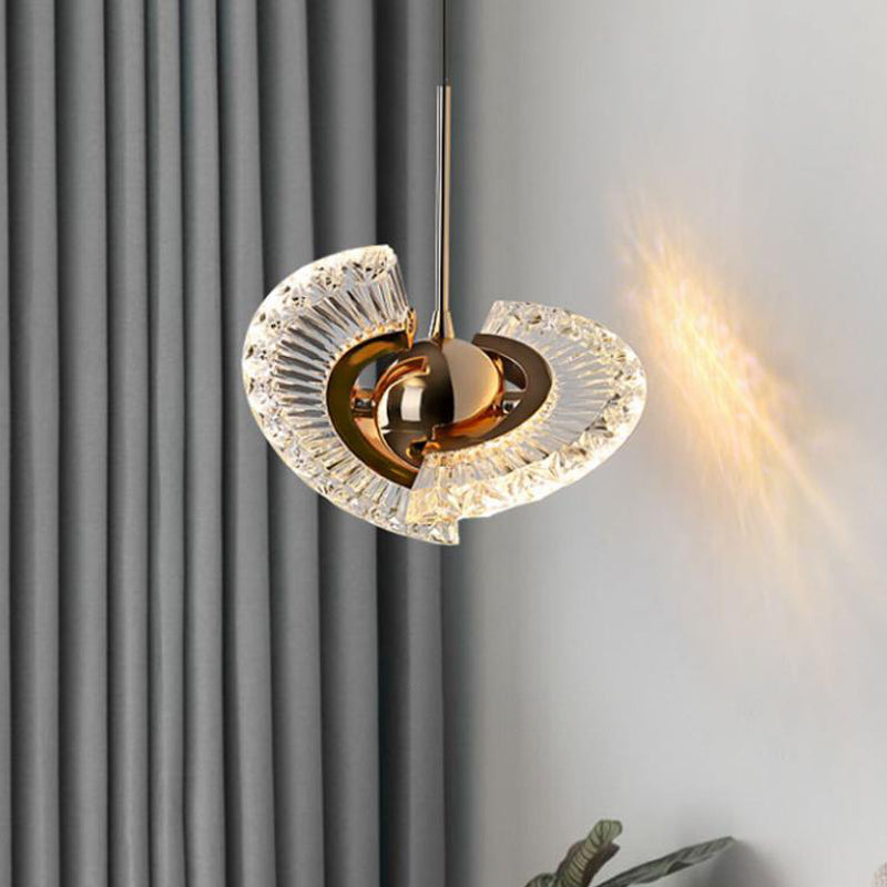 Zeitgenössisches Schlafzimmer im Mini -Anhänger Acrylhänge Deckenlicht mit 2 Lichtern