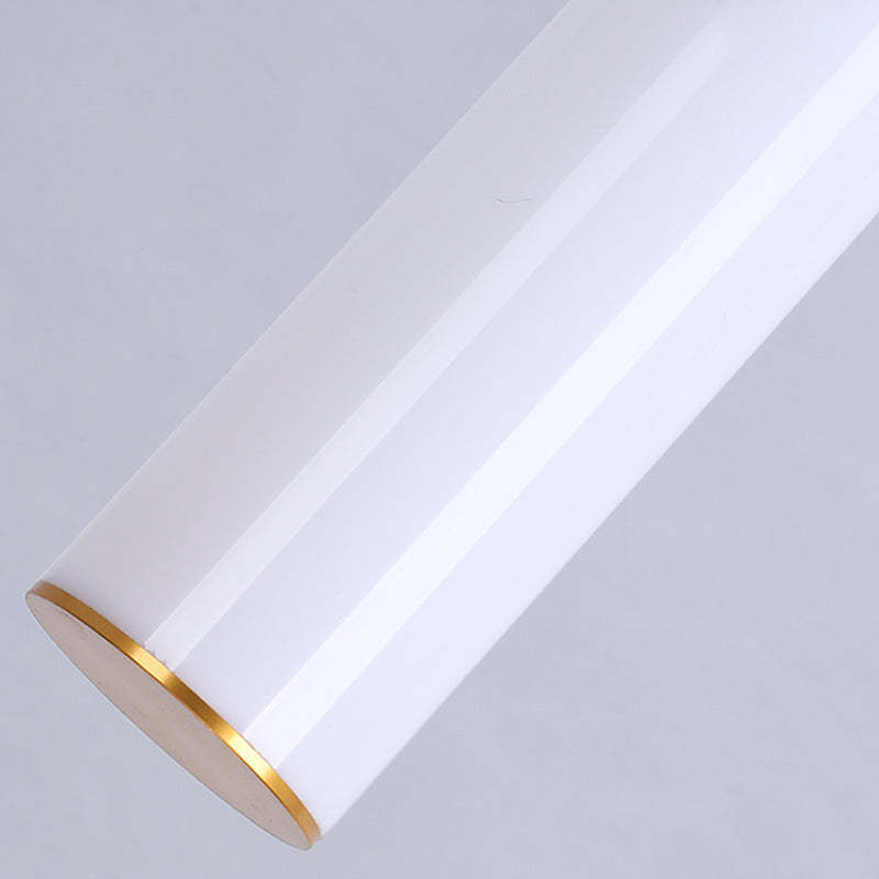 Zeitgenössischer Stil Zylinderform Pendelleuchte Leuchte Metall 1 Lichthängerlampe in Gold