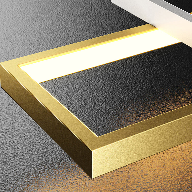 Zeitgenössischer Stil Rechteck Form Pendelleuchten Metallhängelampen