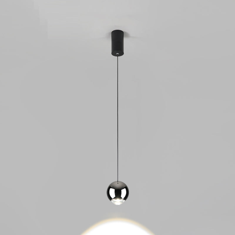 Postmoderne Aluminium -Anhänger Light Globe Form Hanging Anhänger für Wohnzimmer