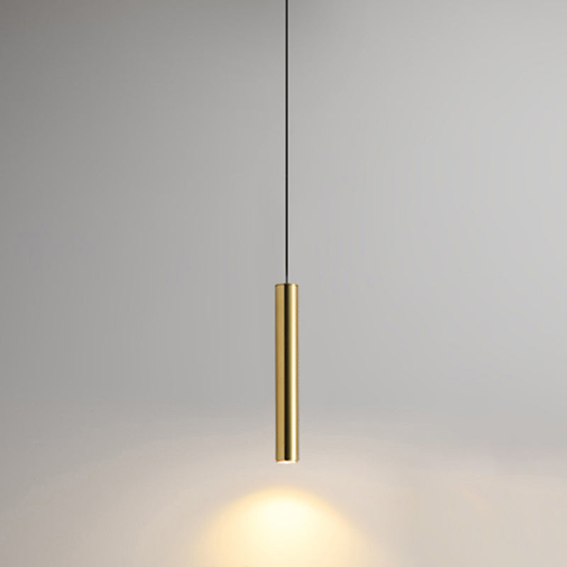 Moderner Metallheizen hell gerade LED Hanging Anhänger für Wohnzimmer