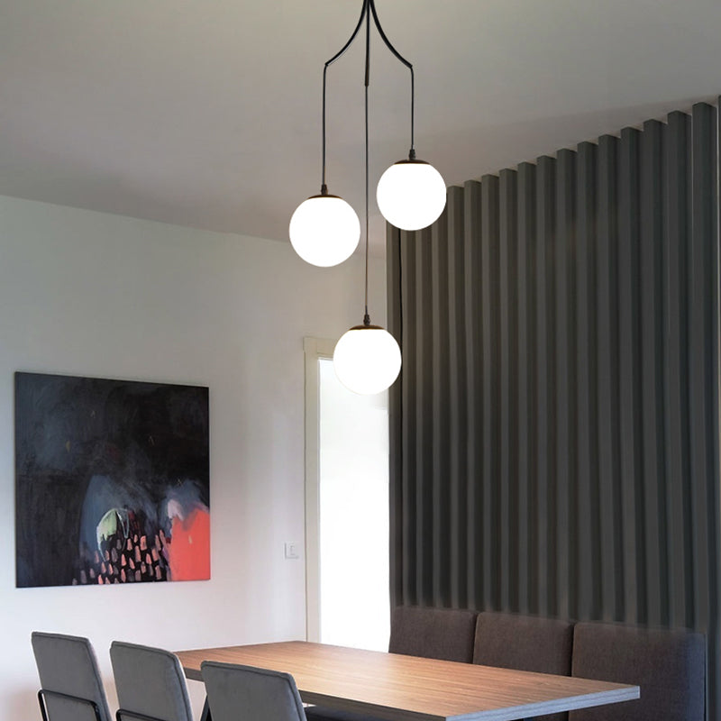 Kugelförmige Formglasanhänger Lichter Moderne Stil einzelne hängende Lampen