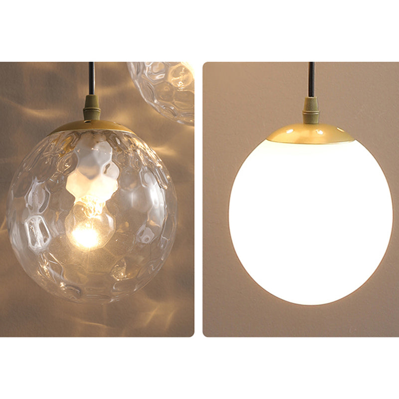 Kugelförmige Formglasanhänger Lichter Moderne Stil einzelne hängende Lampen