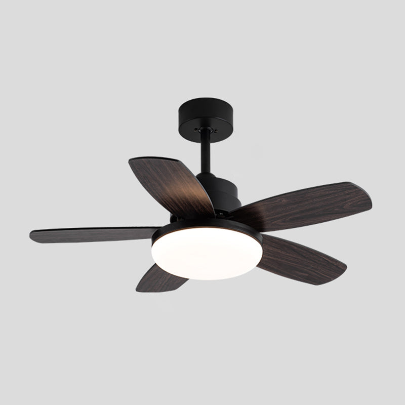 Ventola del soffitto rotondo leggero in stile children 1 1 lampadina a LED LED per camera da letto