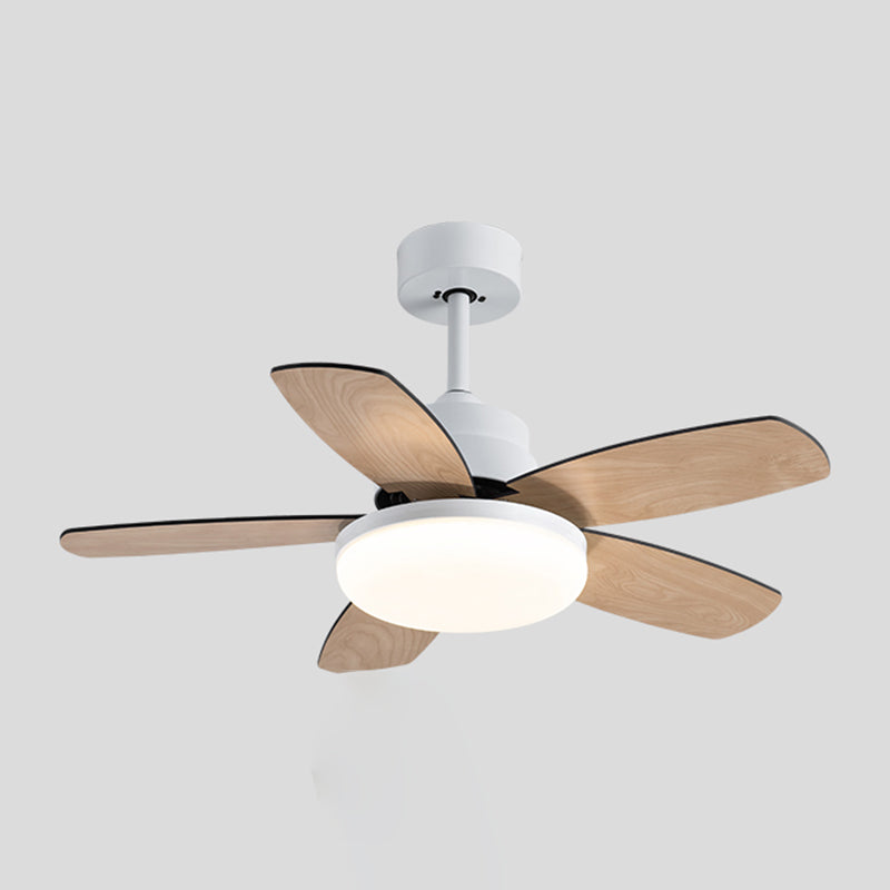 Ventola del soffitto rotondo leggero in stile children 1 1 lampadina a LED LED per camera da letto