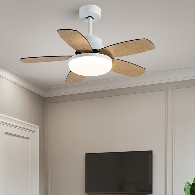 Ventola del soffitto rotondo leggero in stile children 1 1 lampadina a LED LED per camera da letto