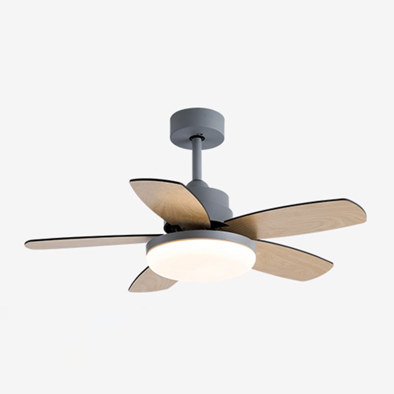 Ventola del soffitto rotondo leggero in stile children 1 1 lampadina a LED LED per camera da letto